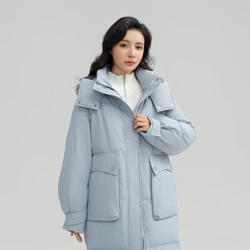 

Жіноча потовщена парка з капюшоном на качиному пуху Yaya S-L