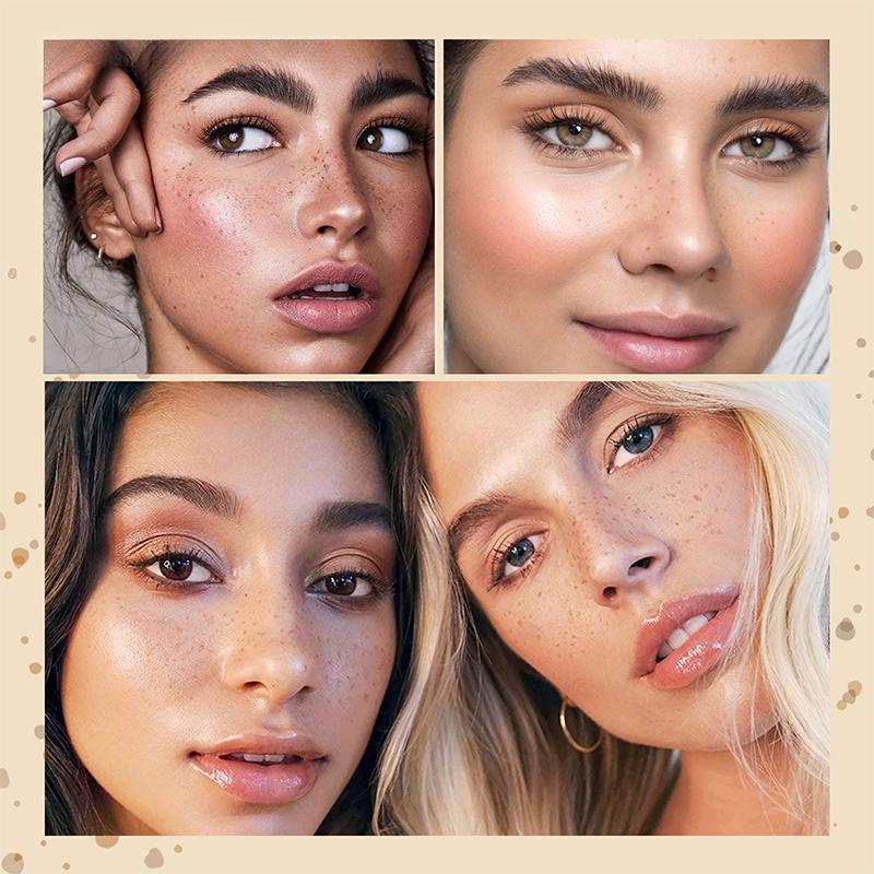 Waterproof Freckle Pen Quick-Dry Long-Lasting Coverage for Freckles & Beauty Marks Natural Finish with 2 Shades Easy To Use Beauty Mark Enhancement