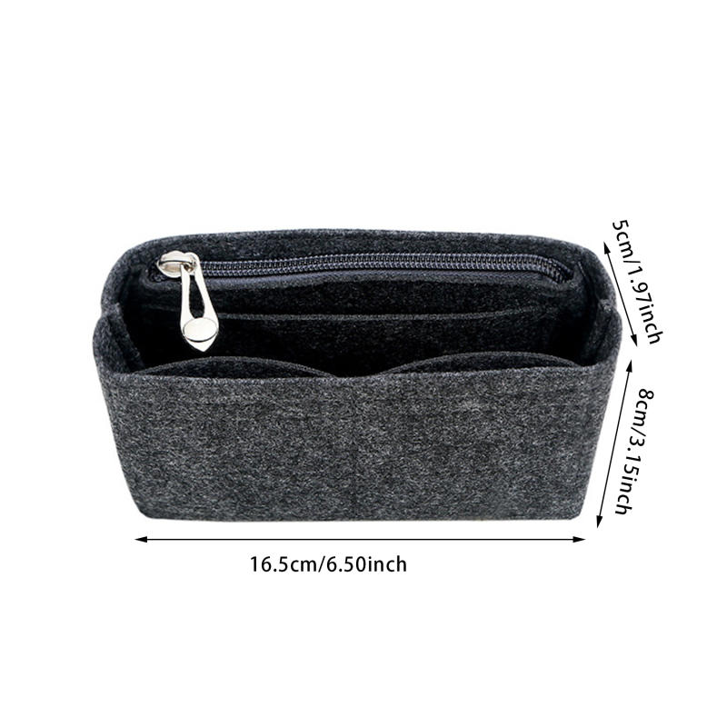 Trendy Felt Insert Bag Organizer Makeup Organizers Liner Perfect For Brand Women's Handbags Cosmetic Bags Bag Accesories