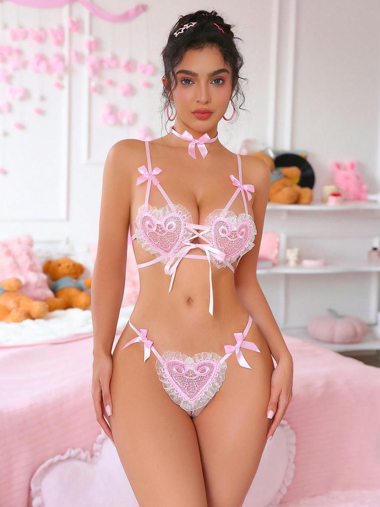 Women Sexy Lingerie Transparent Low Waist Lace Thong Straps Seductive Underwear New Arrivals
