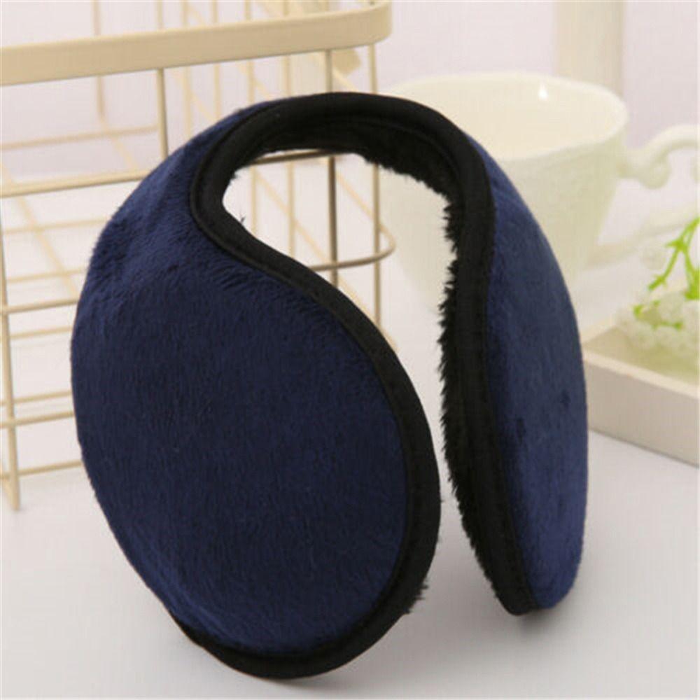 For Male For Female Solid Color Keep Warmer Earflap Plush Earmuffs Earcap Ear Cover Ear Warmers