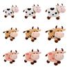 Super Soft Cow Doll Cotton Anima Pink Nice Birthday Wedding Gifts Ragdoll Ornament Brown For Girls White Calf Plush Toy New