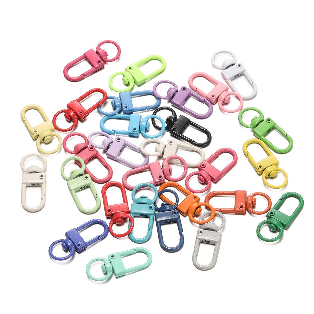 New Color Spray Paint Door Buckle Keychain: DIY Doll Pendant for Phone & Bag