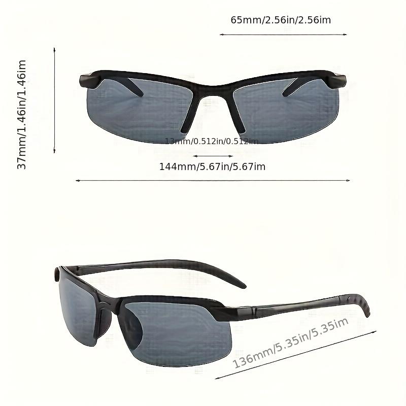 1PC night vision glasses, double lenses, PC polycarbonate frame and lenses, no degree, for men and women, day and night driving