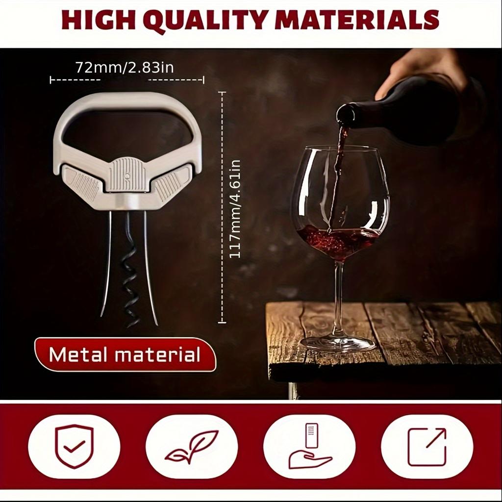 A Premium Stainless Steel Wine Opener Set, Including a Cork Extractor And Opener, Vintage Wine Corkscrew, Beautifully Packaged In a Gift Box