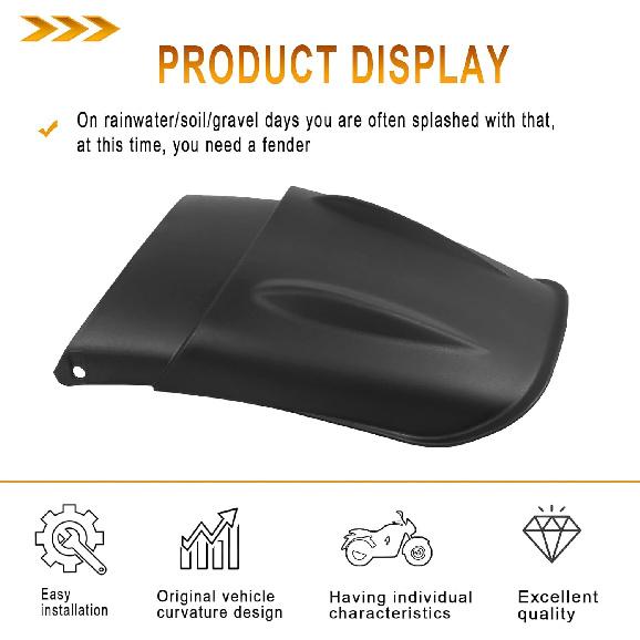 Motorcycle Mudguard Extender Extension Replacement for Honda GL1800 GL 1800 F6B 2018-2023 Front Mudguards Splash Guard