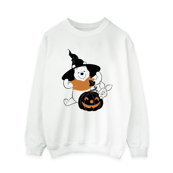 Winnie the Pooh Damen/Damen Kürbis Halloween Sweatshirt