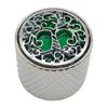 Tree Pattern Potentiometer Control Knob 6mm Shaft Hole Amplifier Knob Metal Electric Guitar Knobs Easy to Install