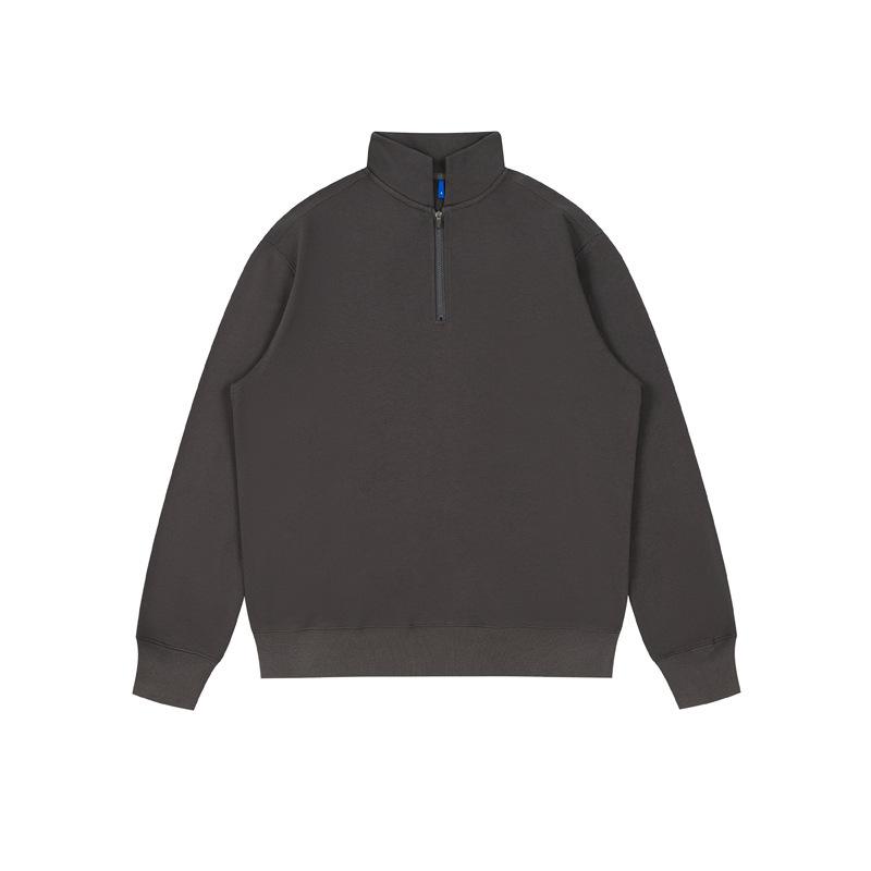 Felpe per Coppie Felpa con Zip da Uomo Mezza Zip Liscia Sportiva Outdoor Quotidiana Streetwear Base Casual Primavera Felpa Lavanda Uomo