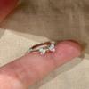 Xiaohongshu Bestseller Rhinestone Bow Ring: Elegant, Versatile Light Luxury Fashion for Women
