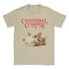 Cannibal Corpse Cat Popular T Shirts  100 Cotton Tshirt for Male Y2K Retro Wholesale Short Sleeve Top Tees