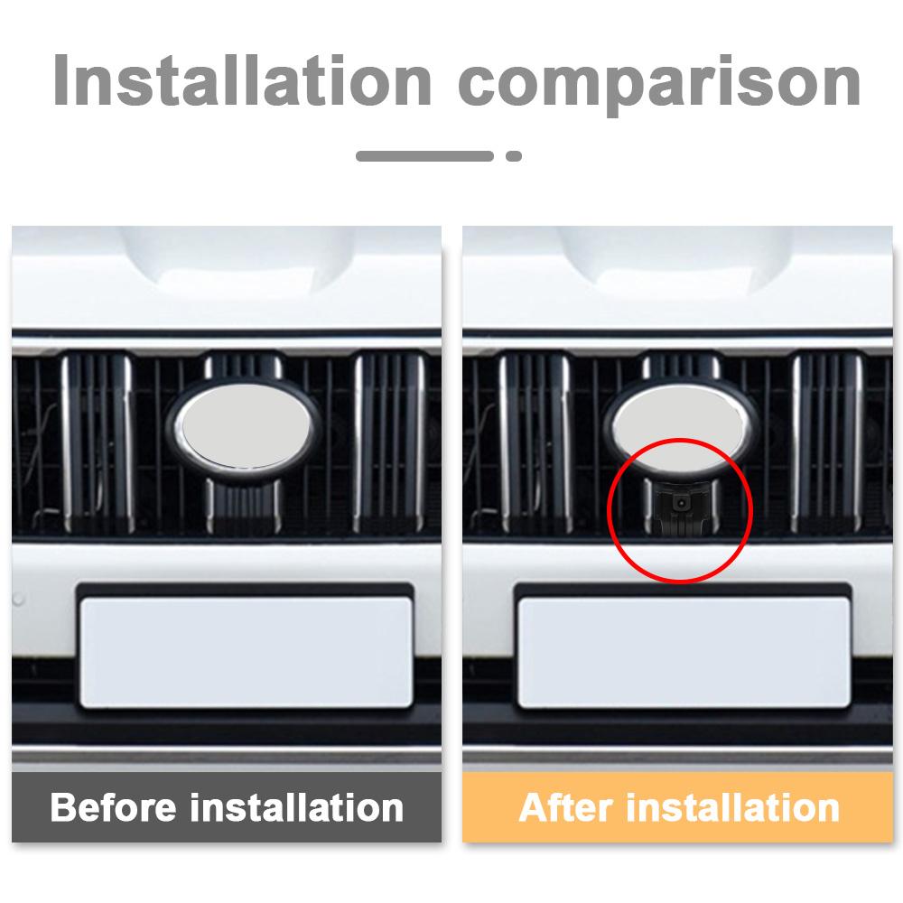 For Toyota Prado 2018 2019 AHD Front View Camera Wide Angle 150° Night Vision Fisheye Lens Parking Camera System