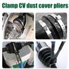 CV Boot Clamp Tool Automotive Repair Tool Multi Purpose Earless Pliers for Pool Automotive HVAC Mechanic Household Gardening