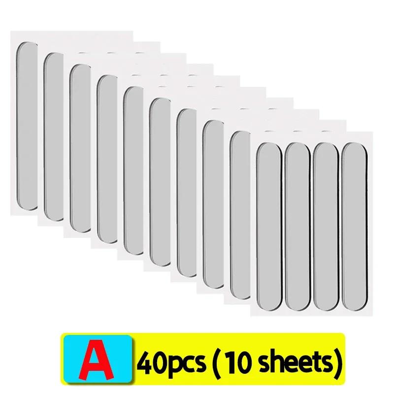 Transparent Self-Adhesive Door Stop Strips Silicone Cabinet Bumpers Furniture Drawer Anti-collision Seal Tape Wall Protector Pad