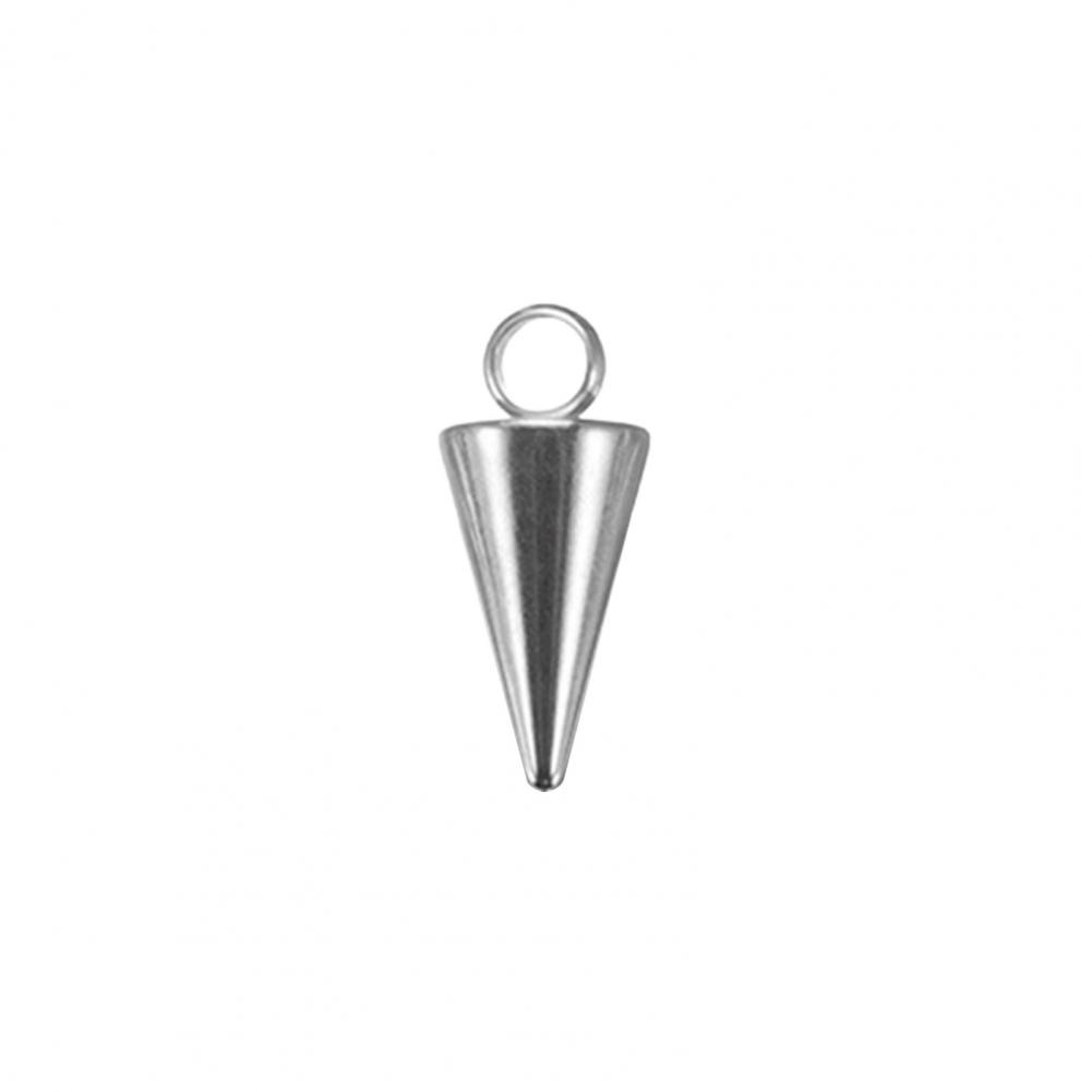 Wisiorki DIY 10 szt. Wisiorki ze stali nierdzewnej w kształcie naboju Zestaw wisiorków do biżuterii Ozdoby do zawieszenia DIY na naszyjnik kolczyki