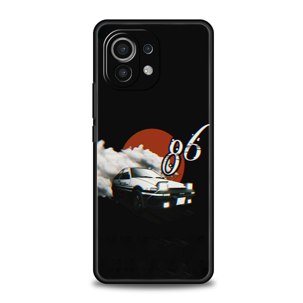Initial D Car Phone Case Cover for Xiaomi Mi 17 15 14 13 12 11 Ultra 15T 14T 13T 12T 11T Pro Lite 5G Soft TPU Shell Fundas Capas