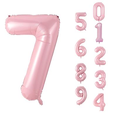 Número Gigante Vermelho Grande de 40 Polegadas, Decoração de Aniversário, Festa, Decoração de Item de Aniversário