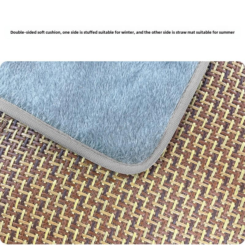 Foldable Double-deck Cat Condo Cube Indoor Cool Scratch Resistant Hiding Playing Cave with Scratch Pad for Cats