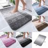 Gradient Plush Simple Floor Mat Bathroom Use To Water Absorption And Slip Anti