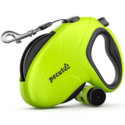 Pecute Ausziehbar 10m Einziehbare Hundeleine Glatt Starkes Nylon Geeignet für Mittelgroße und Große Belastbarkeit 50kg Leine, Lang, Leine, Aufrollend, Band, Pause,