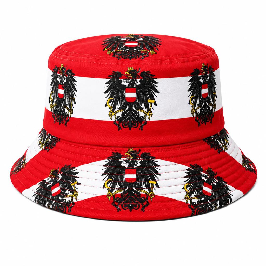 Cotton Bucket Hat Unisex Adjustable Size Casual Outdoor Sun Protection Breathable Lightweight Fishing Cap with Printed Pattern