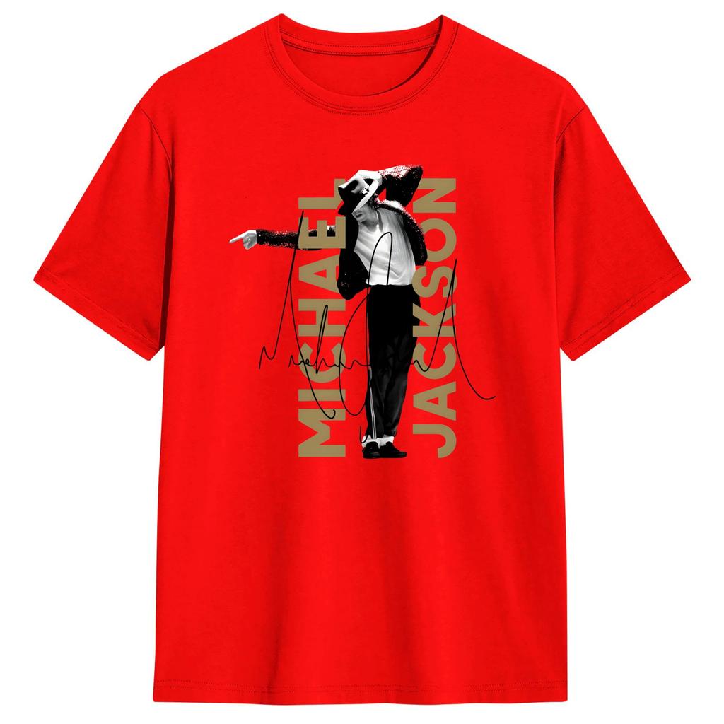 MMichael JJackson Poster Art T Shirt Summer Hipster T Shirts 100 Cotton ONeck Oversize Top Tees Short Sleeve Funny Tops