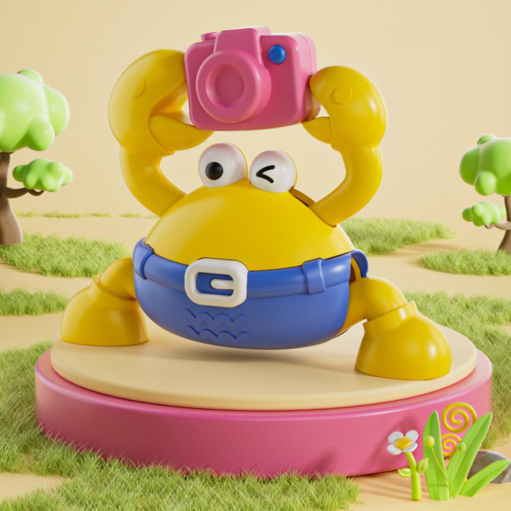 Crab Powered Toy, Inertial Baby Educational Toy