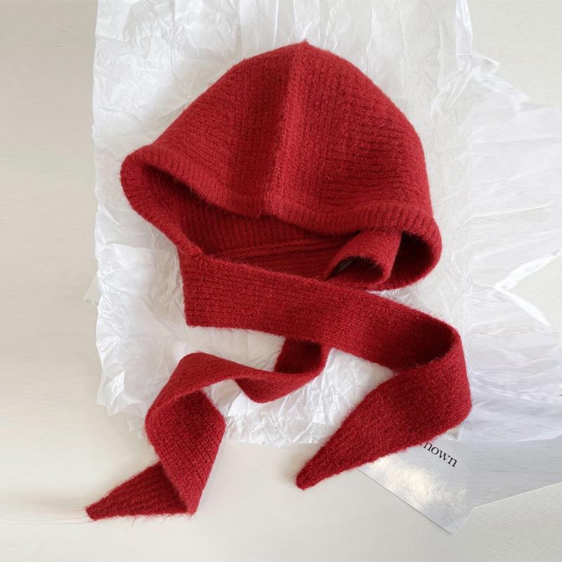 Autumn And Winter Balaclava Hat Children, Scarf One-Piece Hooded Shawl With Woolen Hat For Warmth, Ear Protection, And Neck Scarf