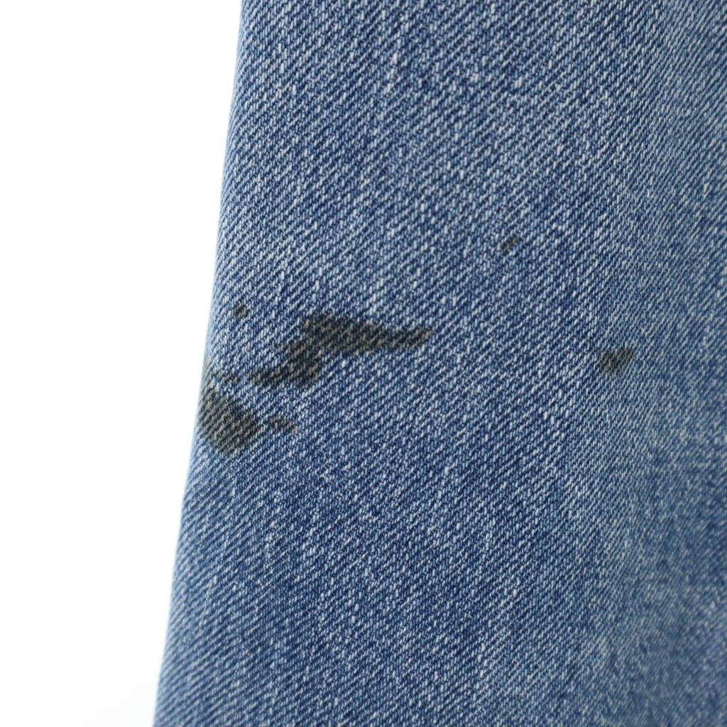 Levi's 70s Red Selvedge 66 Early Small E Vintage Button Back 6 Denim Pants Women Used