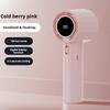 Handheld Fan Outdoor Camping Ventilateur Portable Mini Fan with LED Display 2000mAh USB Rechargeable Hand Fan