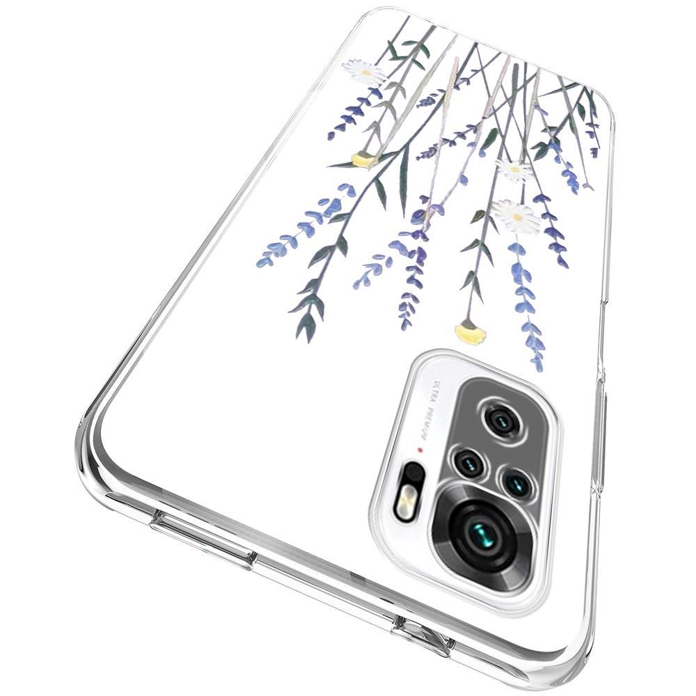sunflower Lavender Flower Clear Phone Case For Xiaomi Redmi Note 12 10C 10 11 9 8 Pro Plus 9S 7 8T 9T 9A 8A 9C K50 K40 Cover