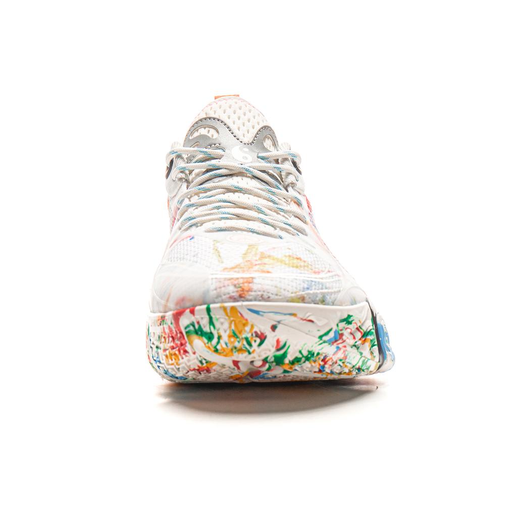 Li-Ning DLO1 Canvas Herresneakers Krem Beige Flerfarget ABPV009-3