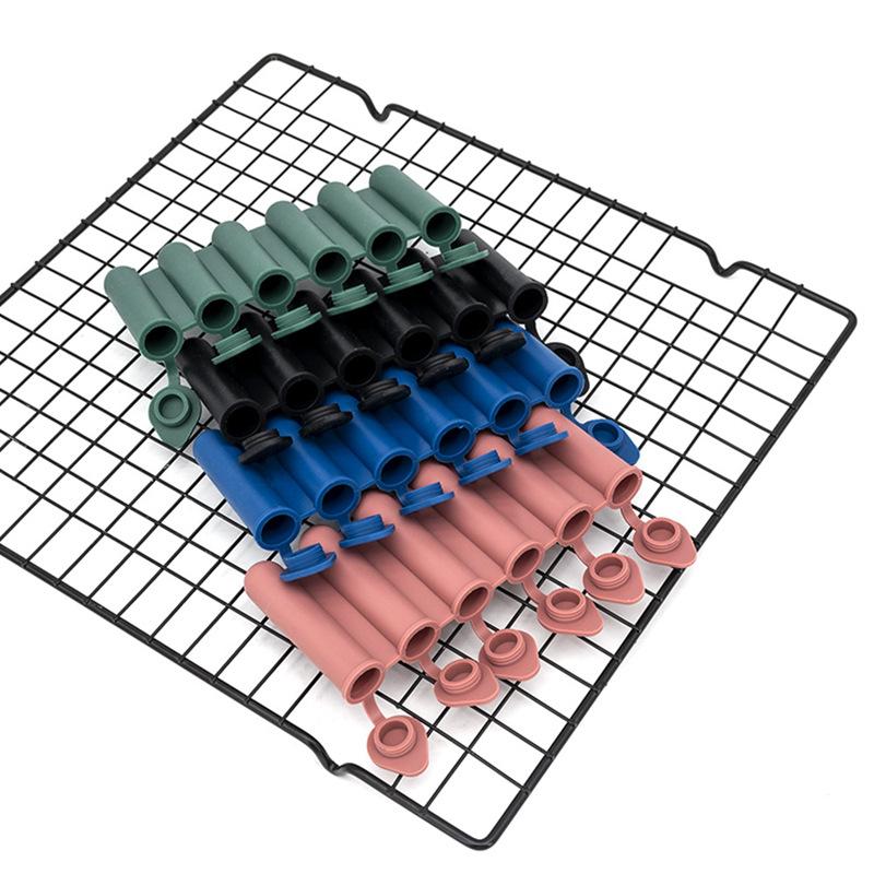 6 Cavity Silicone Ice Cube Tray with Lid Long Stick Popsicle Mold DIY Ice Cube Maker Food Grade Homemade Ice Cream Tool