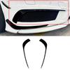 Car Front Bumper Lip Splitter Spoiler Fog Lamp Spoiler Cover Trim For Mercedes-Benz A Class W176 AMG 2013-2015