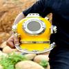 Scuba Diving Helmet 30.48 Cm Yellow US Navy Mark V Divers Helmet Marine Deep Diving Helmet Diving Helmet Mark V Diving Helmet with Base