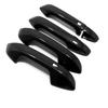 For Kia Seltos     ABS Carbon Chrome Car Side Door Handle Decoration Cover door bowl  Exterior Accessories
