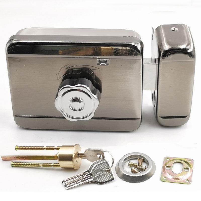 Electric Control Silent Iron Lock for Rental House Doors