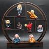 Zen Monk Figurine Ornament for Home Decor - Perfect for Living Room, Office, or Gift Displays