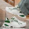 Chunky sneakers four seasons men's breathable light soft sole non slip comfort outdoor running shoes versatile casual sport shoe