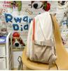 2024 Large Capacity Japanese Style Color Block Backpack for High School & College Girls