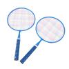 Kids Badminton Racket Set Outdoor Sports Tennis Racket Training Toy with 3 Nylon Badminton for Stadium Backyard Blue