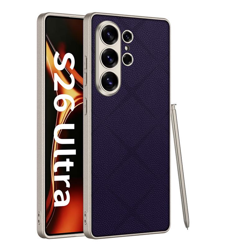 Applicable to Samsung S11ultra mobile phone case Chanson metallic lacquered leather S11ultra/S11 anti-drop case