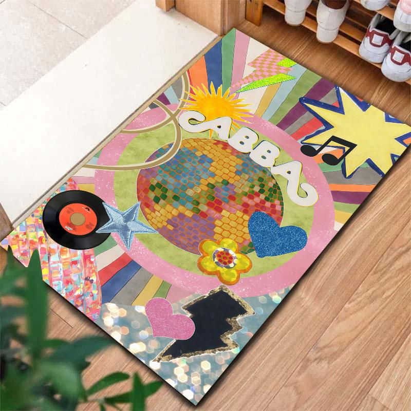 Auspicious Symbol Carpet Rug For Living Room Bedroom Home Sofa Decoration Kids Play Nonslip Floor Mat
