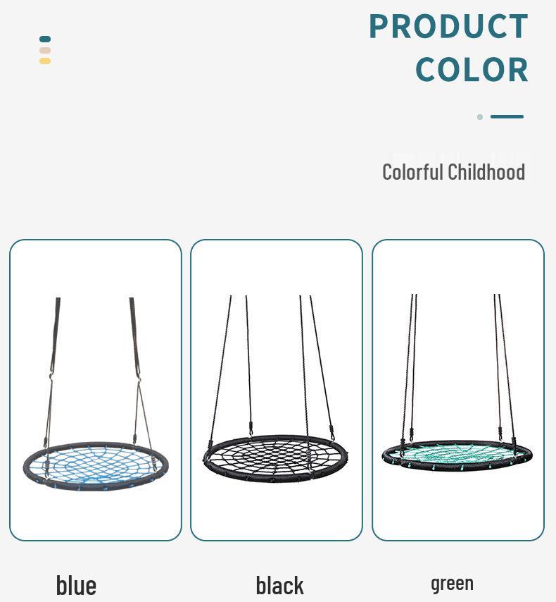 

Многоместное подвесное кресло-гнездо для взрослых и детей для использования в помещении/на улице синий/красный