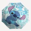 Stitch, Tropical Themed Automatic Opening and Closing Umbrella, Brightly Colored 8-rib Portable Umbrella, Suitable for Men and Women, A Perf