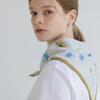 BASKISS Pressed Flower Scarf - Skyblue