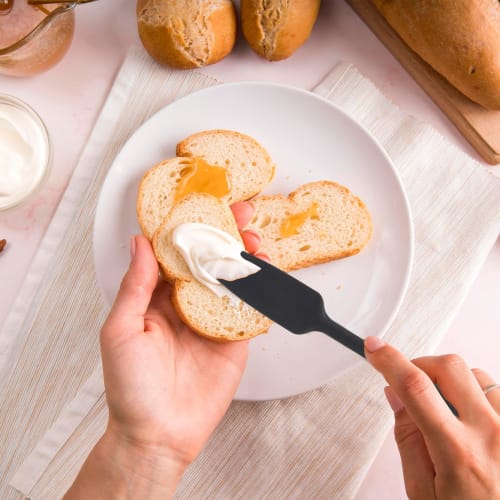 Set of 3 Silicone Jar Spatulas, Rubber Spatulas, Long Handle Jar Spatulas, Small Silicone Spatulas, Thin Spatulas, Nonstick Silicone Scrapers, Kitchen