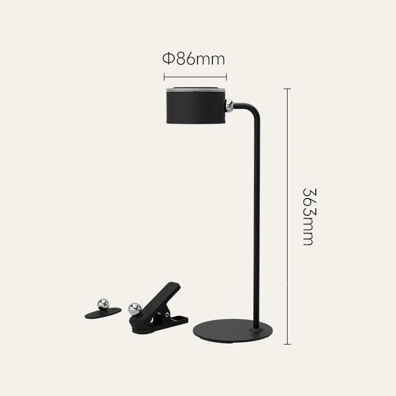 LED Table Lamps Charging Touch Double Sided Circular Desktop Decorative Magnetic Wall Light Three Color Dimming Table Light