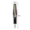 2 Stück/4 Stück Motorrad LED Blinkerleuchte Universal Tagfahrlicht Bernstein Fließender Blinker Indikator Motorrad Blinklicht Rücklicht