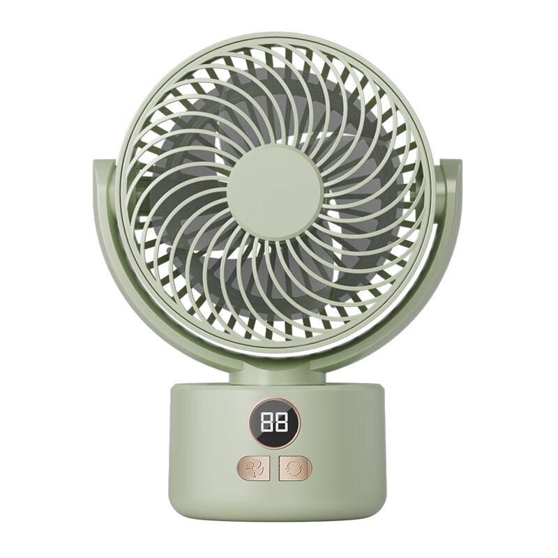 Portable USB Digital Display Desktop & Camping Fan